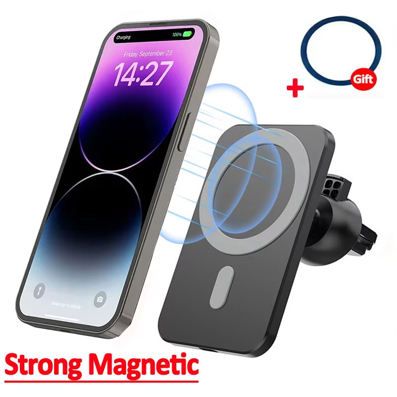 Magnetic Phone Holder For Car Vent - Magnetyczna bezprzewodowa ładowarka samochodowa do MagSafe