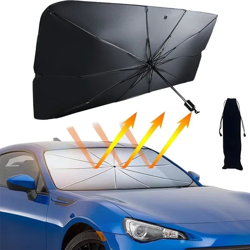 Car Sunshade Windshield Umbrella Foldable - Składana osłona przeciwsłoneczna do szyby samochodowej