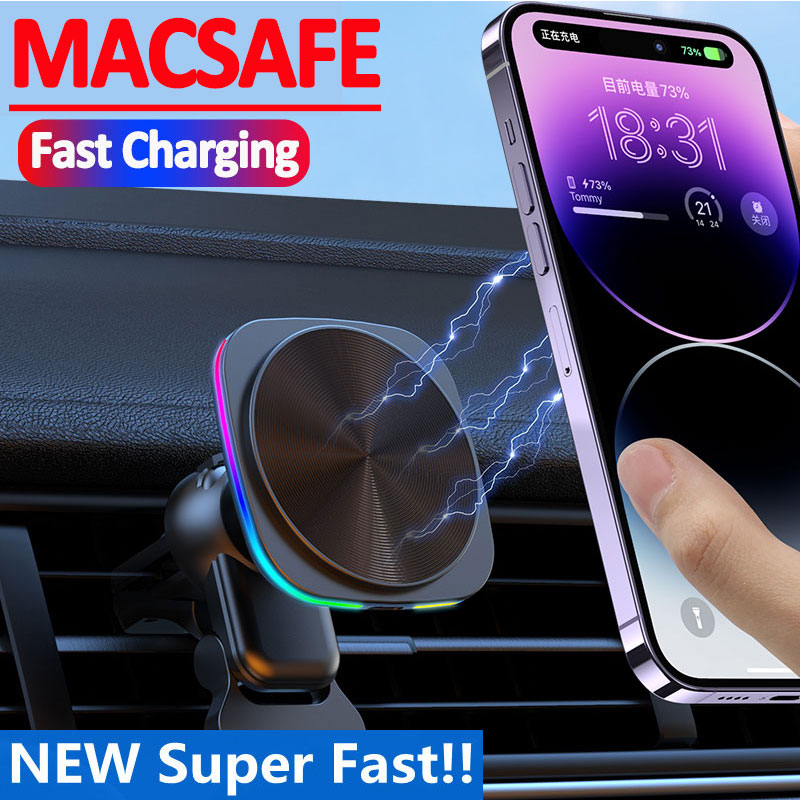 Magnetic Phone Holder For Car Vent - Magnetyczny uchwyt samochodowy do szybkiego ładowania