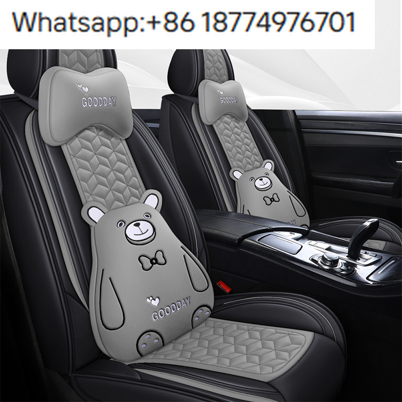 Leather Car Seat Covers Full Set Universal - Nowości 2025 Pokrowce na siedzenia samochodowe
