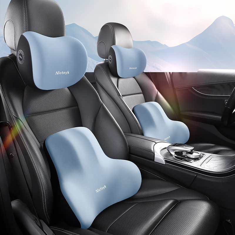 Memory Foam Car Neck Pillow Lumbar Support - Poduszka samochodowa z pianki memory, podparcie