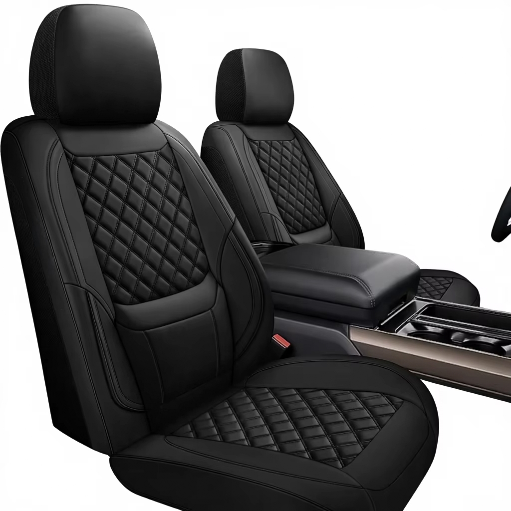 Leather Car Seat Covers Full Set Universal - Hurtowe uniwersalne pokrowce na siedzenia samochodowe