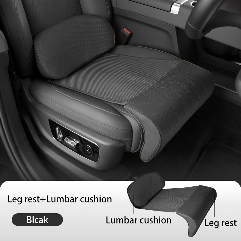 Memory Foam Car Neck Pillow Lumbar Support - Uniwersalna nakładka na siedzenie z ekoskóry