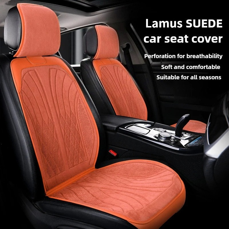 Leather Car Seat Covers Full Set Universal - Luksusowa skórzana mata ochronna na siedzenie
