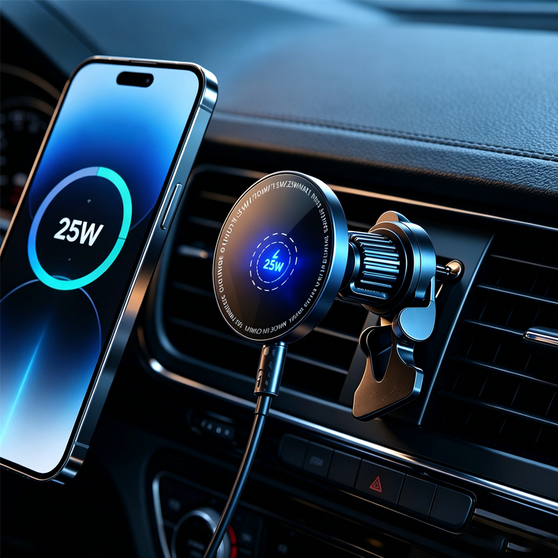 Magnetic Phone Holder For Car Vent - UYUXIO Elektronika Użytkowa Magnetyczny Bezprzewodowy Uchwyt