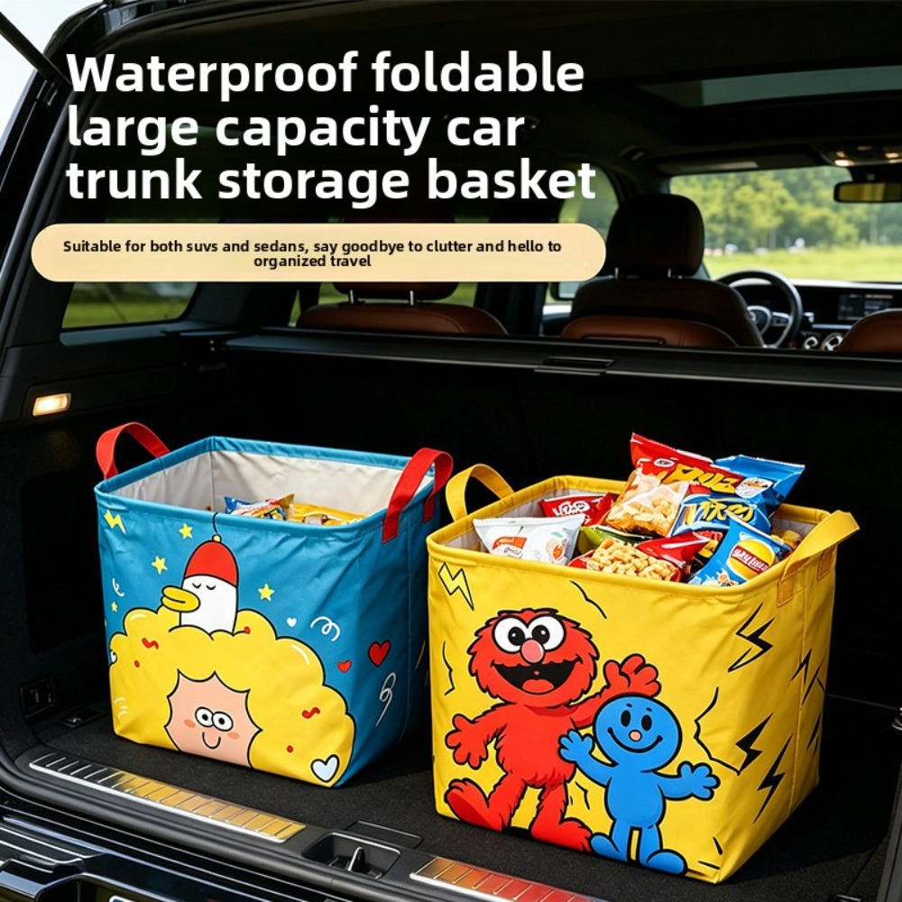 Car Trunk Organizer Foldable Storage Box - 1 szt. Składany schowek do bagażnika