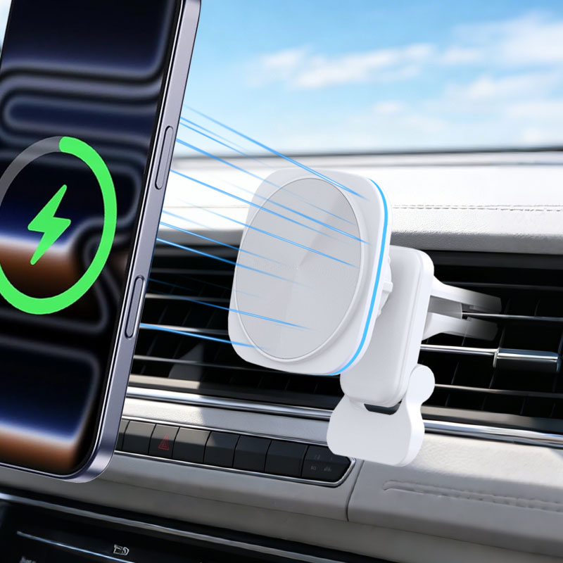 Magnetic Phone Holder For Car Vent - Magnetyczna ładowarka samochodowa bezprzewodowa 15W z
