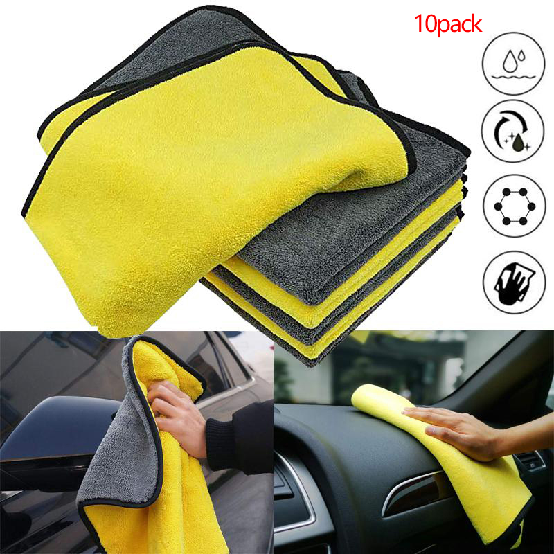 Microfiber Car Drying Towel Super Absorbent - Bardzo Gruby Ręcznik Mikrofibrowy do Suszenia