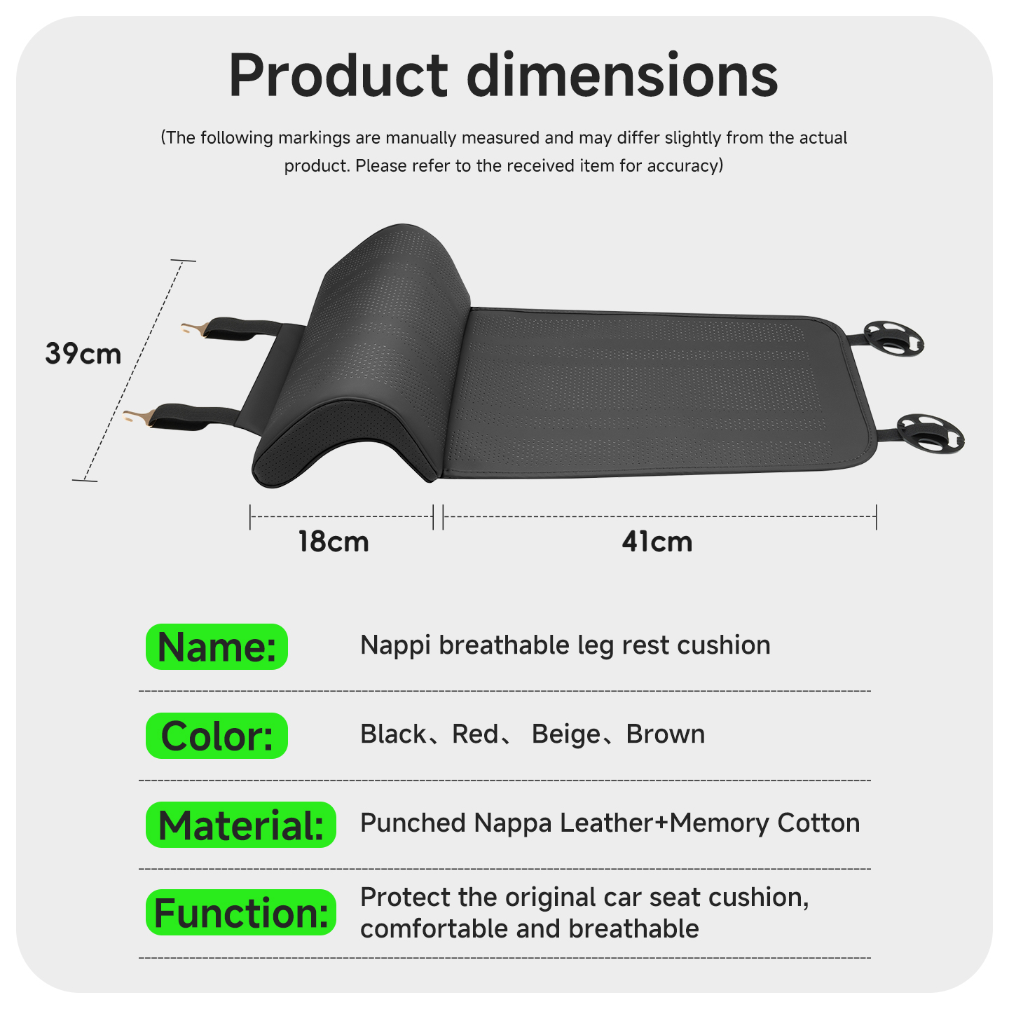 Podparcie nóg do Tesla Model 3 – Memory Foam Car Neck Pillow Lumbar Support recenzja i cena