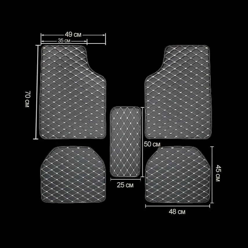 Dywaniki samochodowe 5 szt. Un – Car Floor Mats Universal Waterproof Leather recenzja i cena