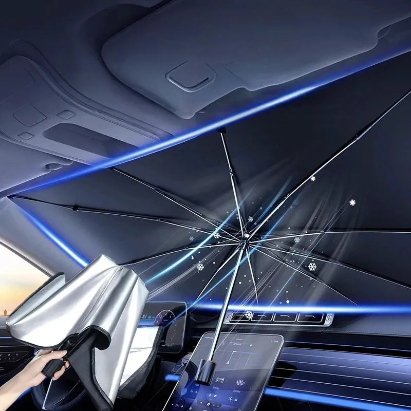 Parasolka przeciwsłoneczna do  – Car Sunshade Windshield Umbrella Foldable recenzja i cena