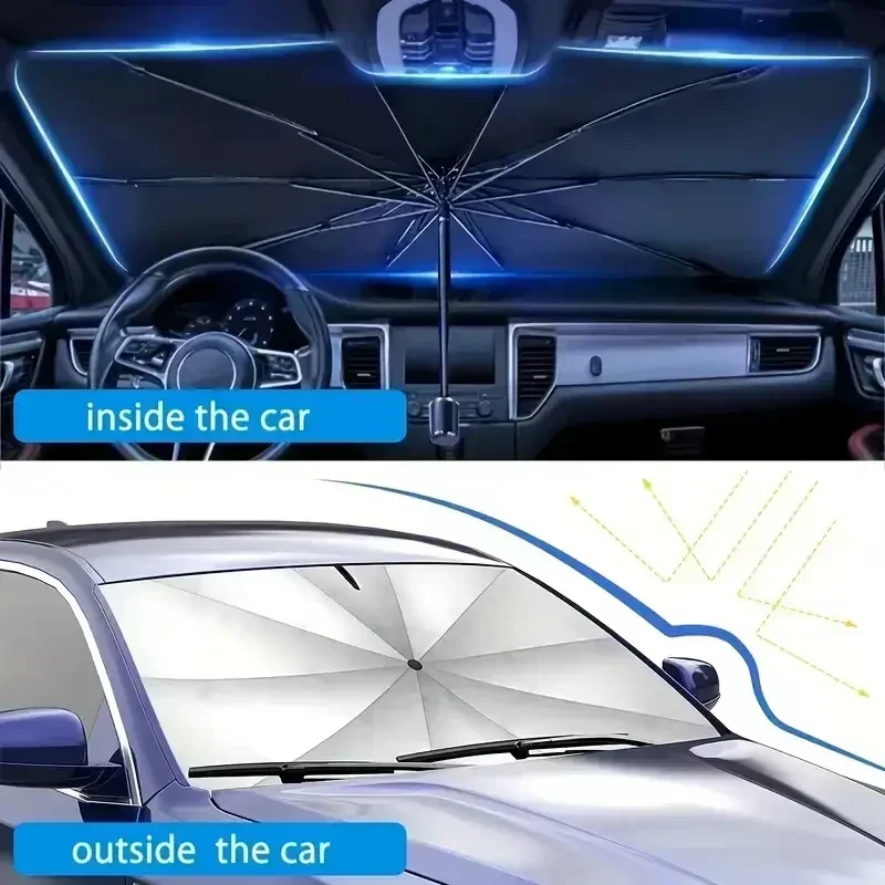 Parasolka przeciwsłoneczna do  – Car Sunshade Windshield Umbrella Foldable recenzja i cena