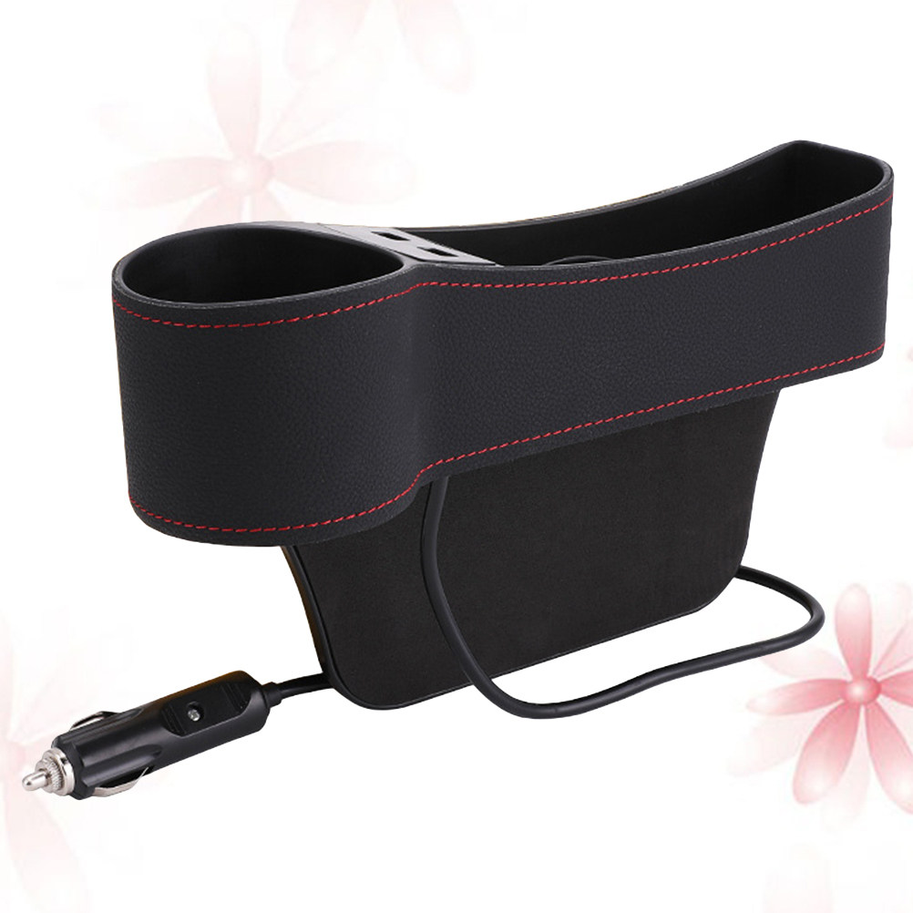 Czarna uniwersalna skrzynka do – Seat Gap Filler Organizer With Usb Charger recenzja i cena