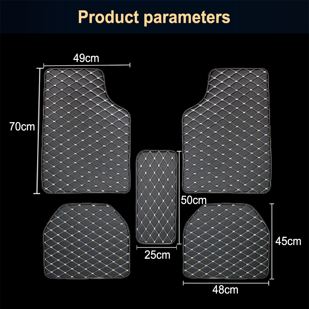 5-częściowy zestaw uniwersalny – Car Floor Mats Universal Waterproof Leather recenzja i cena