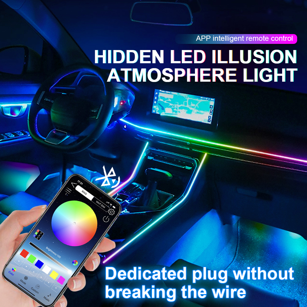 Zestaw LED RGB Symphony Stream – Led Ambient Interior Car Lights App Control recenzja i cena