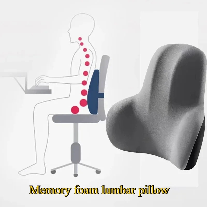 Ulepszona poduszka lędźwiowa z – Memory Foam Car Neck Pillow Lumbar Support recenzja i cena