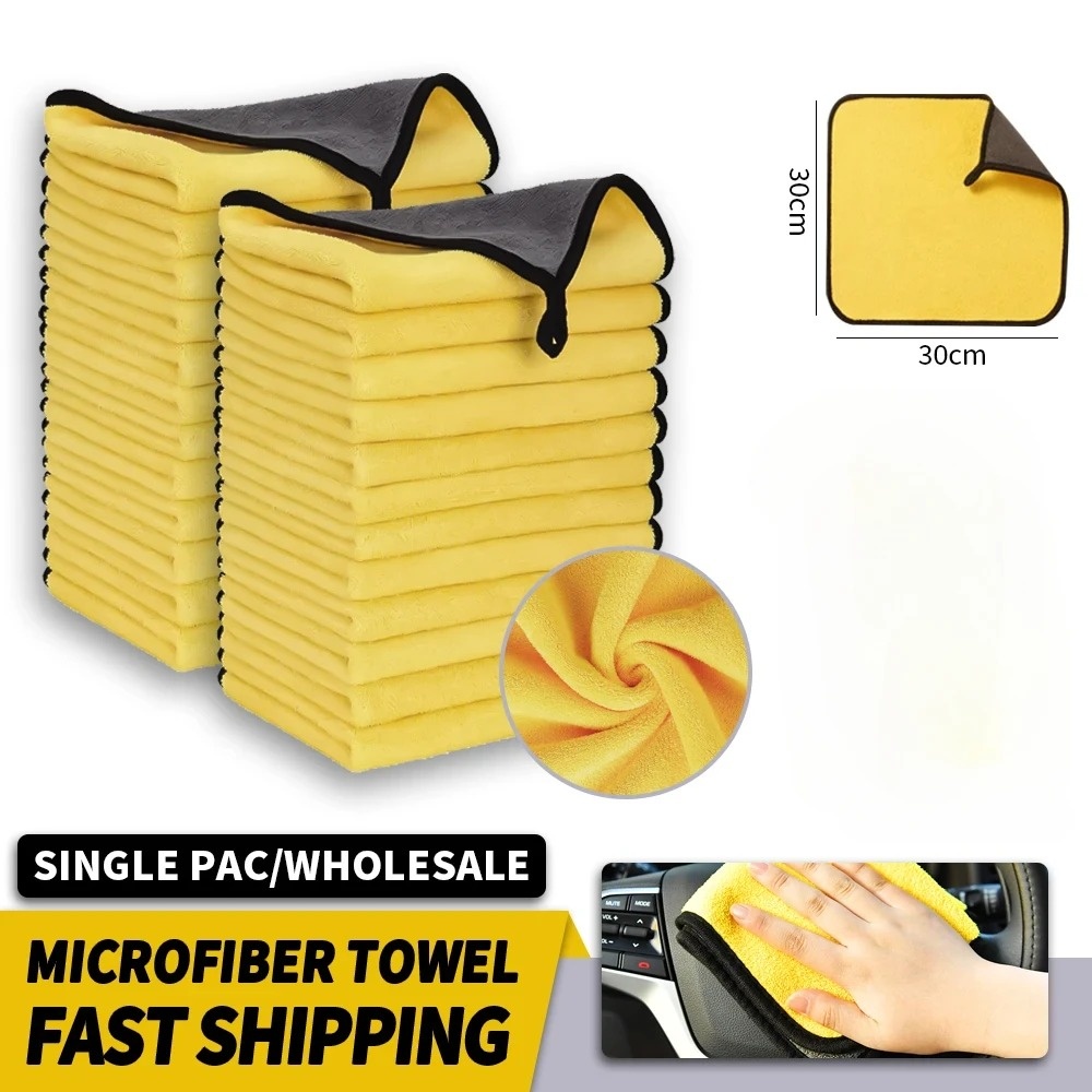 Hurtowe dwustronne ściereczki  – Microfiber Car Drying Towel Super Absorbent recenzja i cena