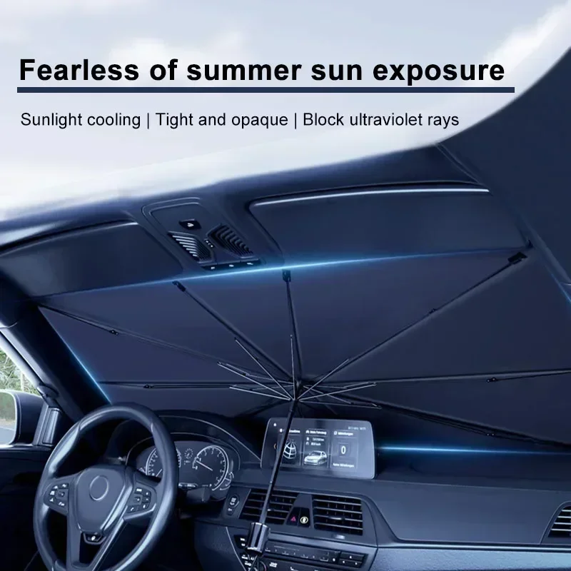 Parasolka przeciwsłoneczna do  – Car Sunshade Windshield Umbrella Foldable recenzja i cena