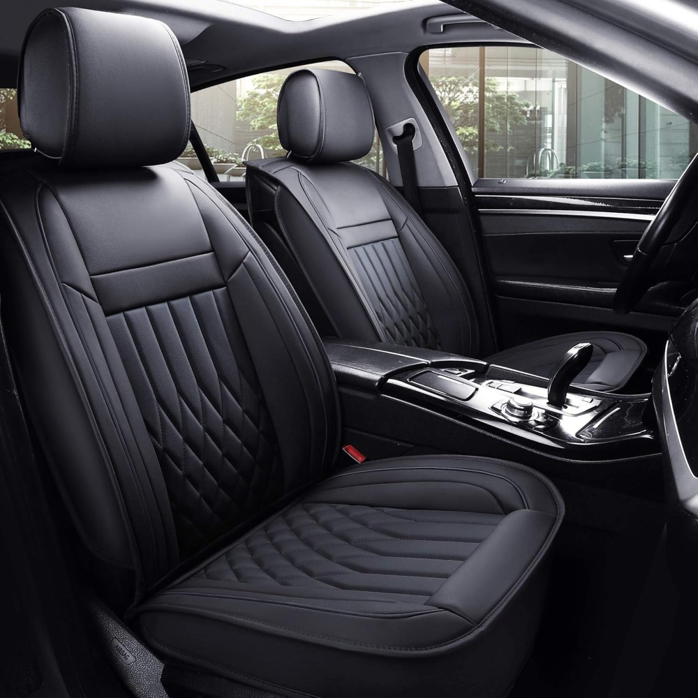 5 szt. Pokrowców na siedzenia  – Leather Car Seat Covers Full Set Universal recenzja i cena