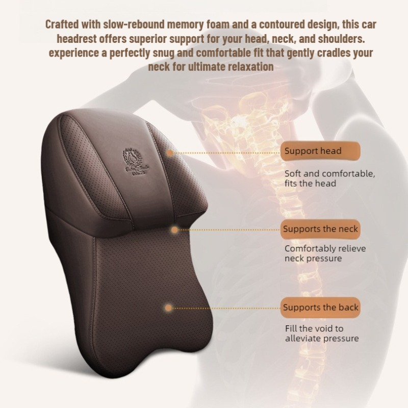 Nowy Uniwersalny Minimalistycz – Memory Foam Car Neck Pillow Lumbar Support recenzja i cena