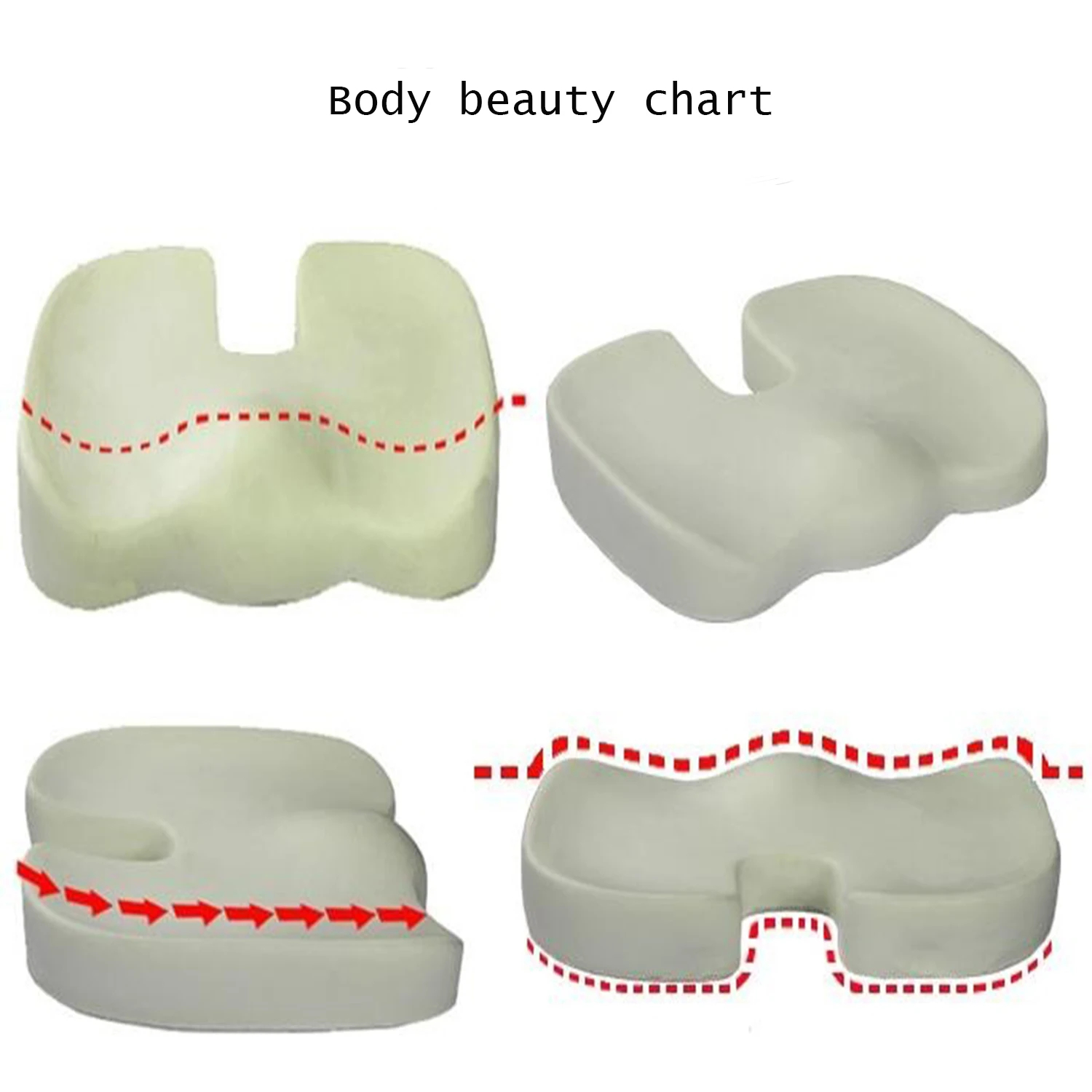 Poduszka na siedzenie, poduszk – Memory Foam Car Neck Pillow Lumbar Support recenzja i cena