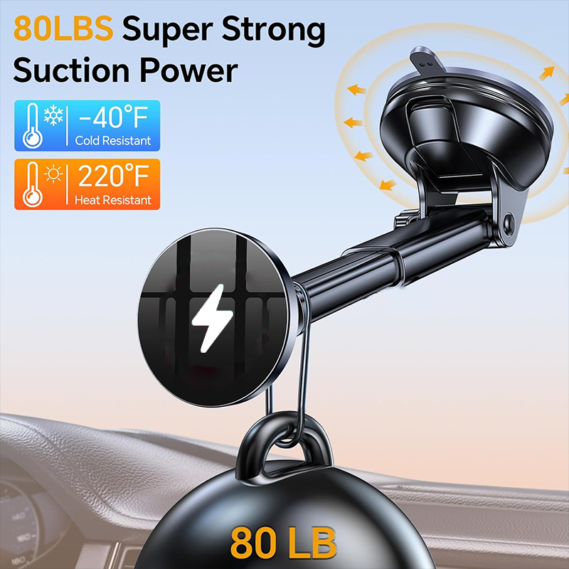 Magnetyczna bezprzewodowa łado – Wireless Car Charger Mount Fast Charging recenzja i cena