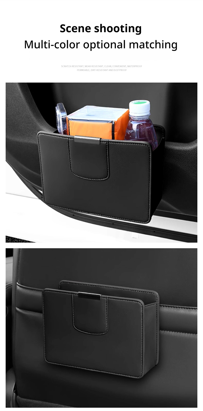 Wiszący kosz na śmieci do samo – Waterproof Car Trash Can With Lid recenzja i cena