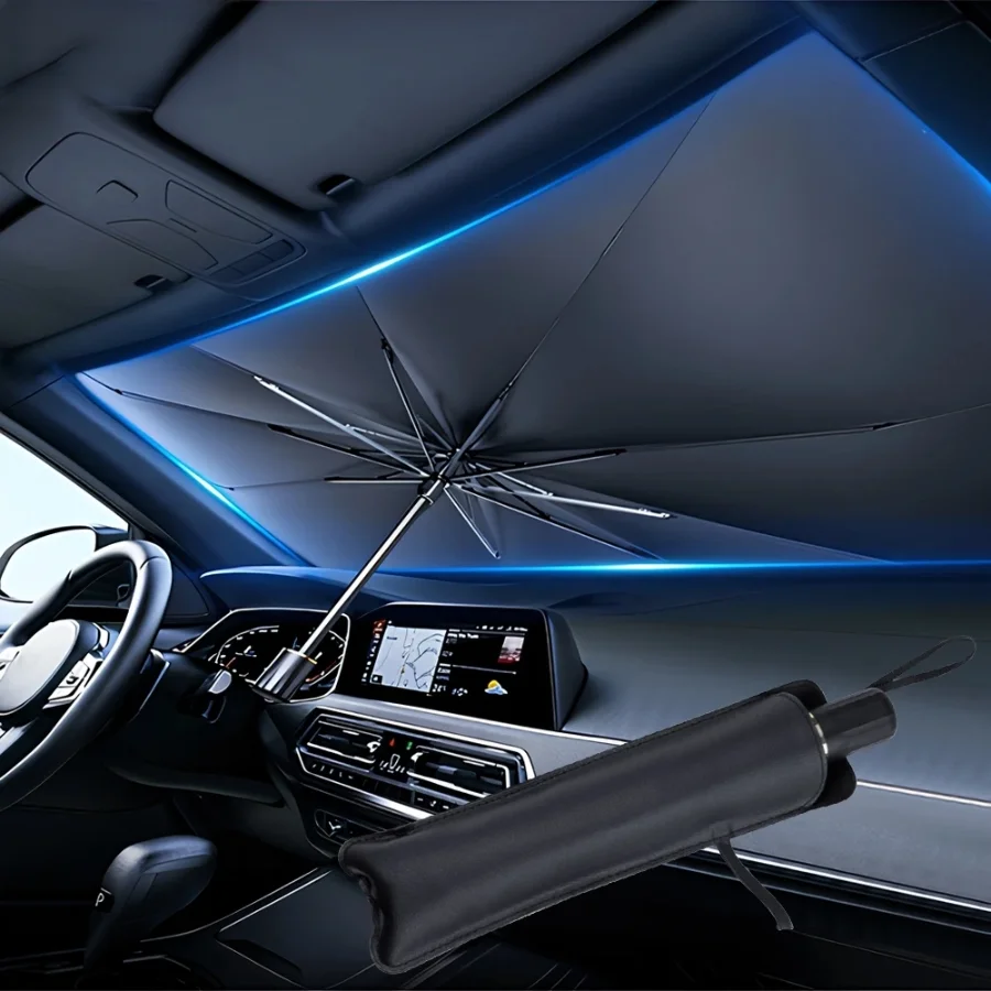 Wielofunkcyjne, wygodne, skład – Car Sunshade Windshield Umbrella Foldable recenzja i cena