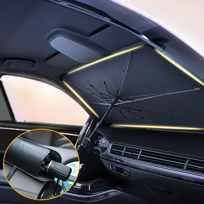 Składane osłony przeciwsłonecz – Car Sunshade Windshield Umbrella Foldable recenzja i cena