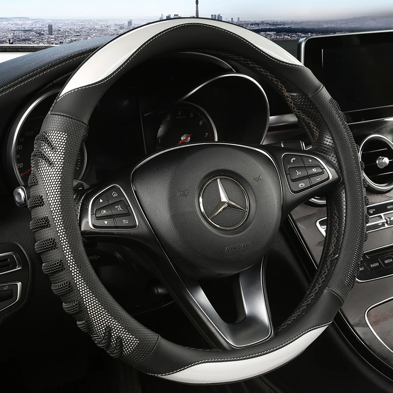 Trójwymiarowy pokrowiec na kie – Car Steering Wheel Cover Anti Slip Breathable recenzja i cena