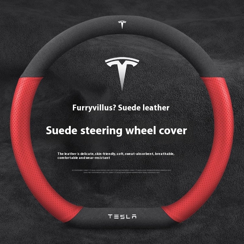 Zamszowy, antypoślizgowy pokro – Car Steering Wheel Cover Anti Slip Breathable recenzja i cena