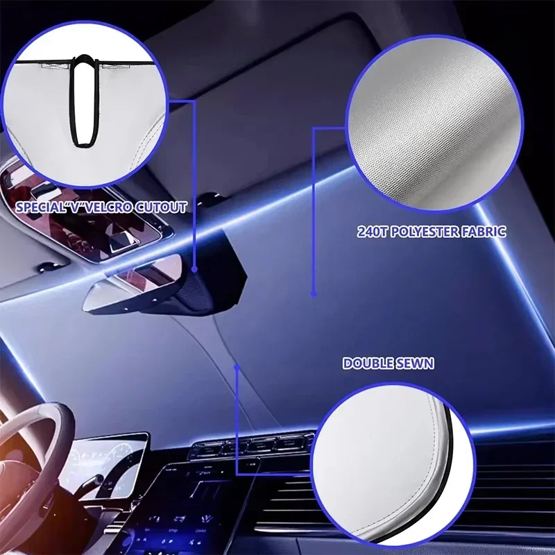 Osłona przeciwsłoneczna na prz – Car Sunshade Windshield Umbrella Foldable recenzja i cena