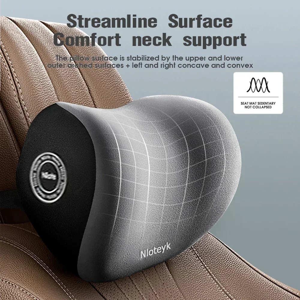 Zestaw poduszek samochodowych  – Memory Foam Car Neck Pillow Lumbar Support recenzja i cena
