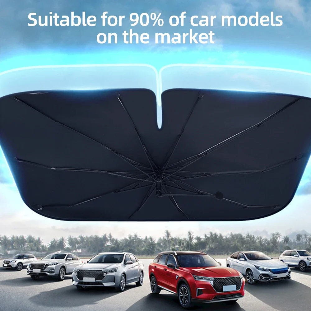 Parasolka samochodowa na przed – Car Sunshade Windshield Umbrella Foldable recenzja i cena