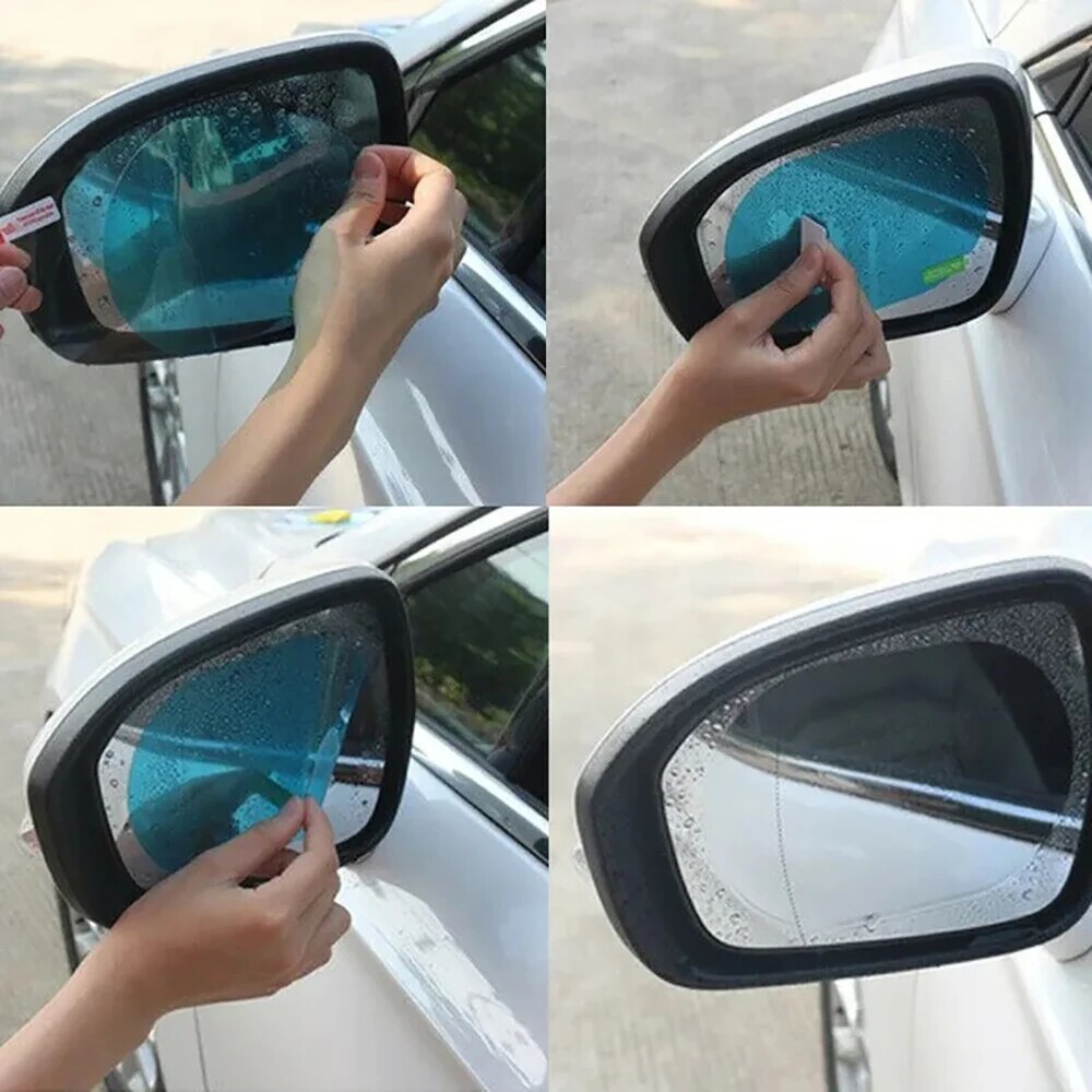 2 szt. Uniwersalna folia przec – Anti Glare Car Rearview Mirror Film recenzja i cena