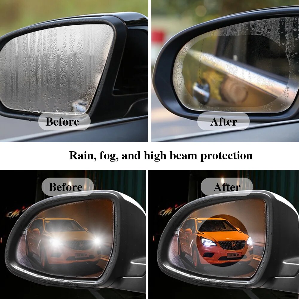 2 szt. Uniwersalna folia przec – Anti Glare Car Rearview Mirror Film recenzja i cena