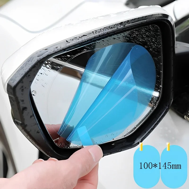 Naklejka ochronna na lusterka  – Anti Glare Car Rearview Mirror Film recenzja i cena