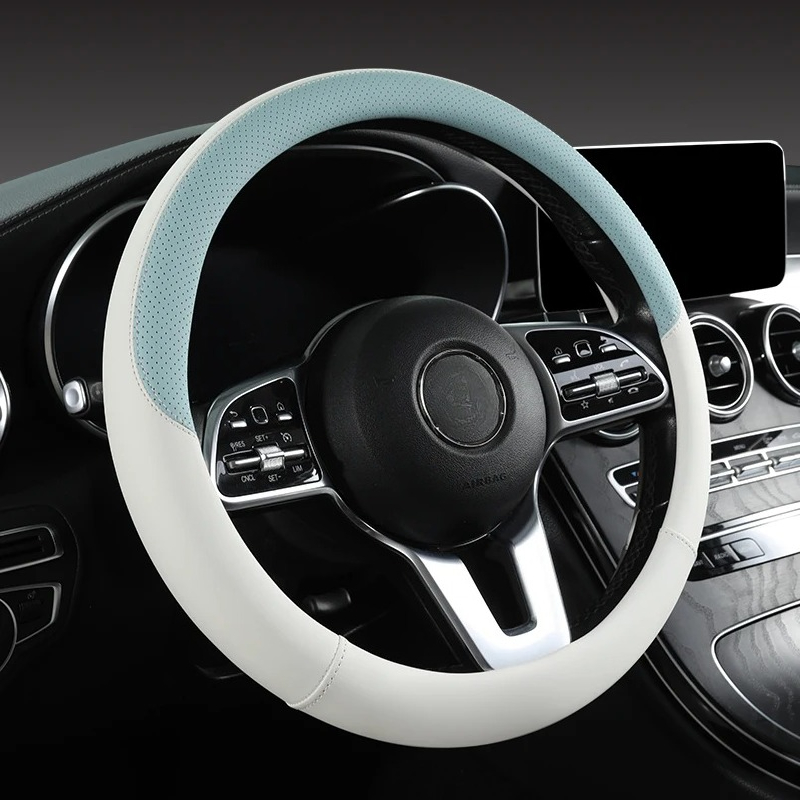 Perforowana skóra Nappa Pokrow – Car Steering Wheel Cover Anti Slip Breathable recenzja i cena