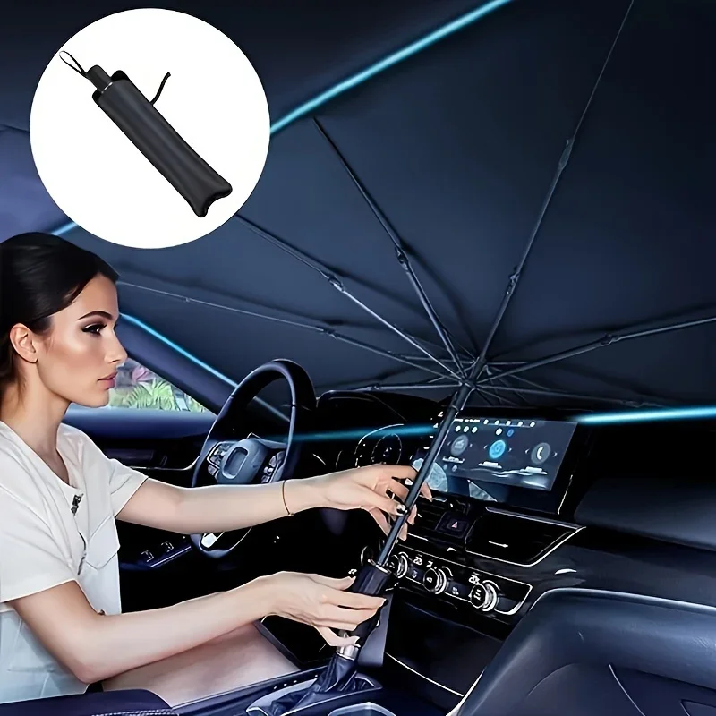 Osłona przeciwsłoneczna na prz – Car Sunshade Windshield Umbrella Foldable recenzja i cena