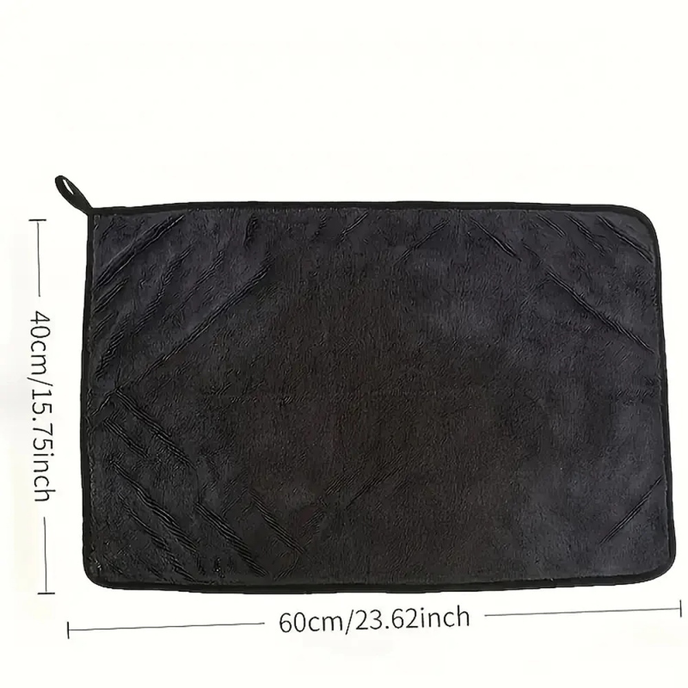 Duża, ciemnoszara ściereczka z – Microfiber Car Drying Towel Super Absorbent recenzja i cena