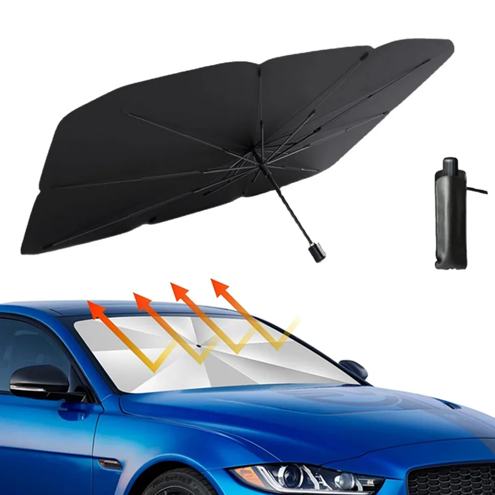 Przenośny parasol przeciwsłone – Car Sunshade Windshield Umbrella Foldable recenzja i cena