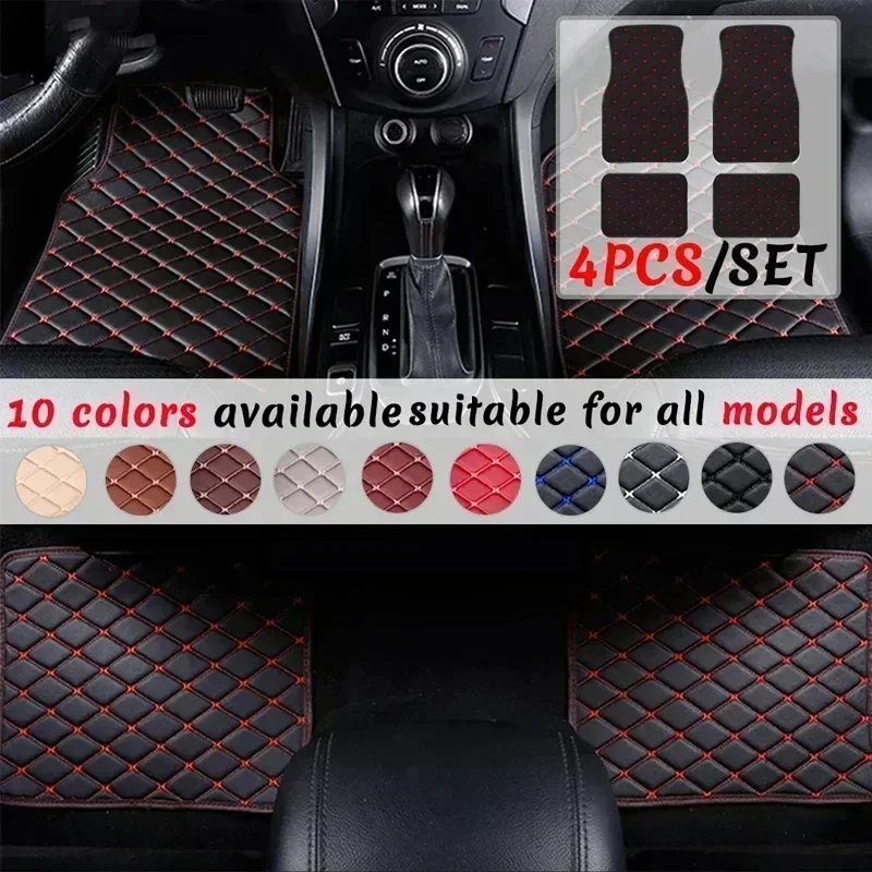Mata podłogowa do samochodu 4- – Car Floor Mats Universal Waterproof Leather recenzja i cena
