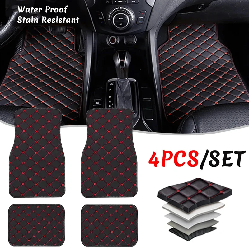 Samochodowe dywaniki podłogowe – Car Floor Mats Universal Waterproof Leather recenzja i cena